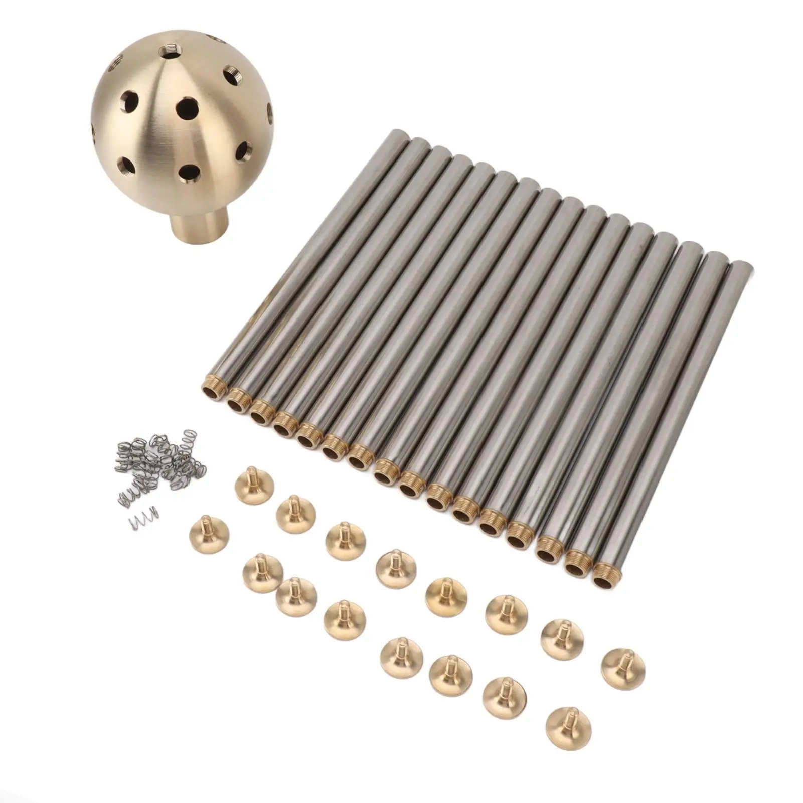 

Fountain Nozzle Brass Stainless Steel G1 Inch Interface Fountain Nozzle Head Set Eco Friendly Erosion Resistant for pond