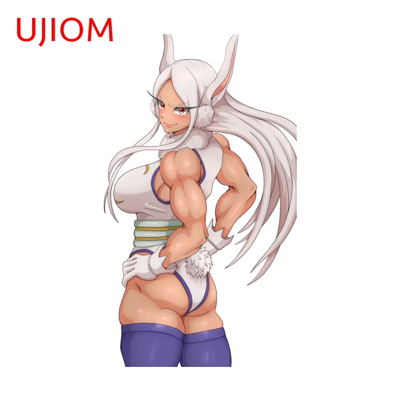 

UJIOM Beautiful Mirko Rabbit Ears Wall Sticker High Quality Sunscreen Creative PVC Decal Suitable For Bedroom Computer Decor