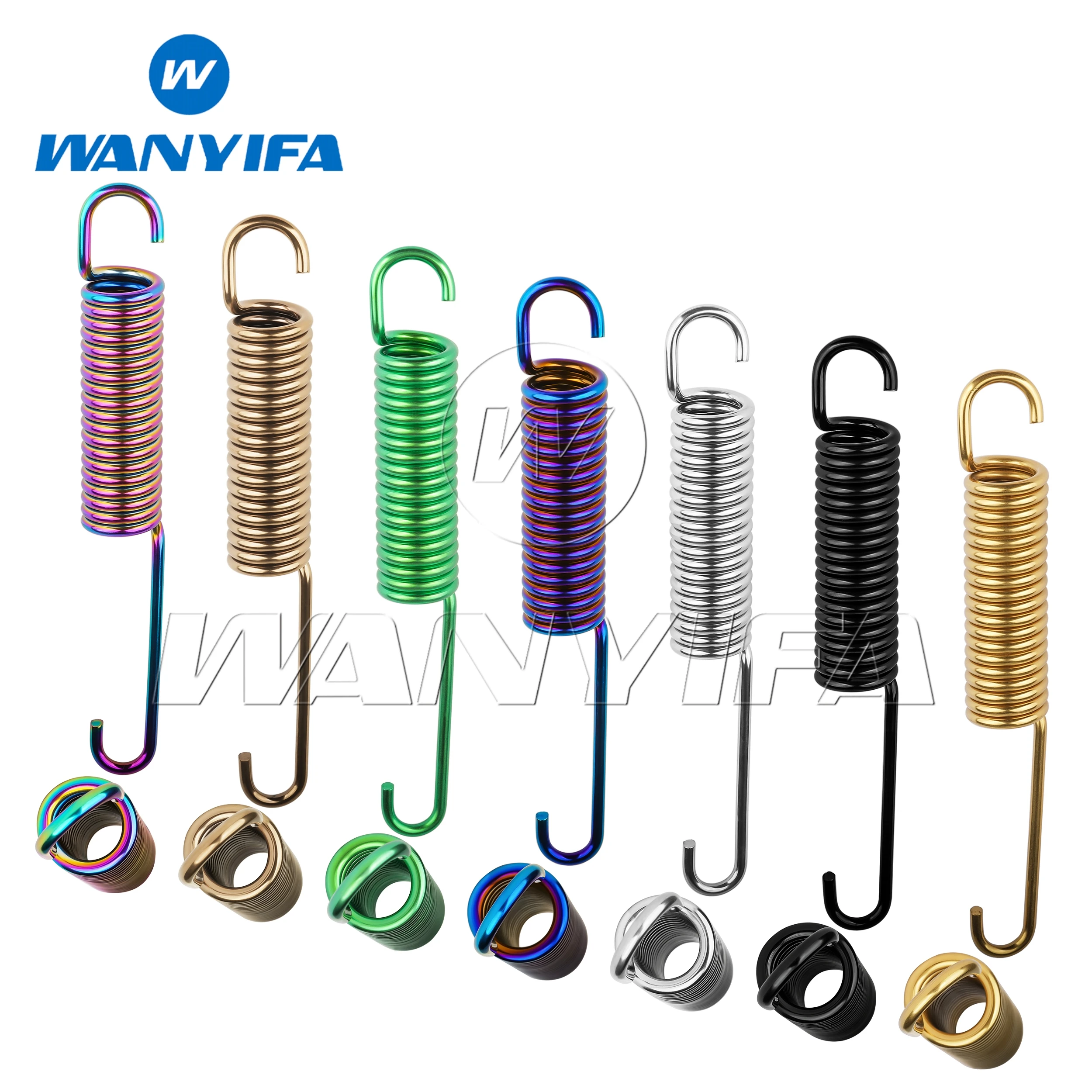 

Wanyifa Grade 5 Titanium Alloy Bolts Motorcycle Parts Side Stand Spring Metal Side Stand Return Spring Motorcycle Replacement