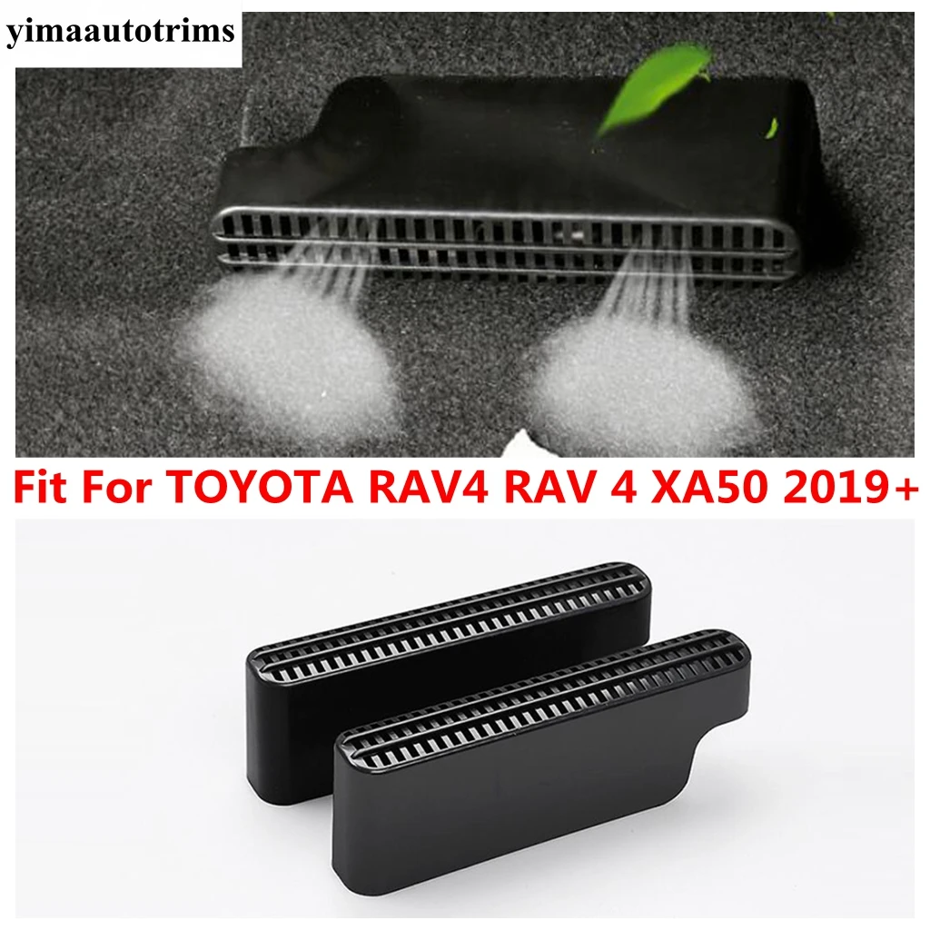 

Car Seat Under Floor Air AC Vent Outlet Anti-blocking Dust Cover Protection Accessories For TOYOTA RAV4 RAV 4 XA50 2019 - 2024