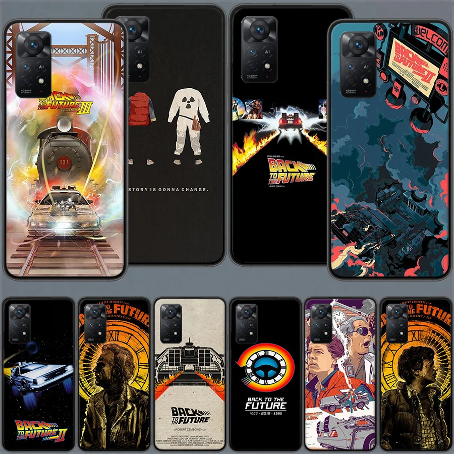 Back To The Future Phone Case For Xiaomi Redmi Note 12 11 Pro Plus 11E 11T 11S 10 10S 9S 9T 4G 5G 9 8 8T 7 6 5 Pro Cover