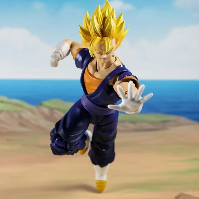 Demoniacal Fit Dragon Ball Vegito Figure Shf Super Saiyan Ssj Vegito Action Figure Collectible Christmas Customized Toy Gift