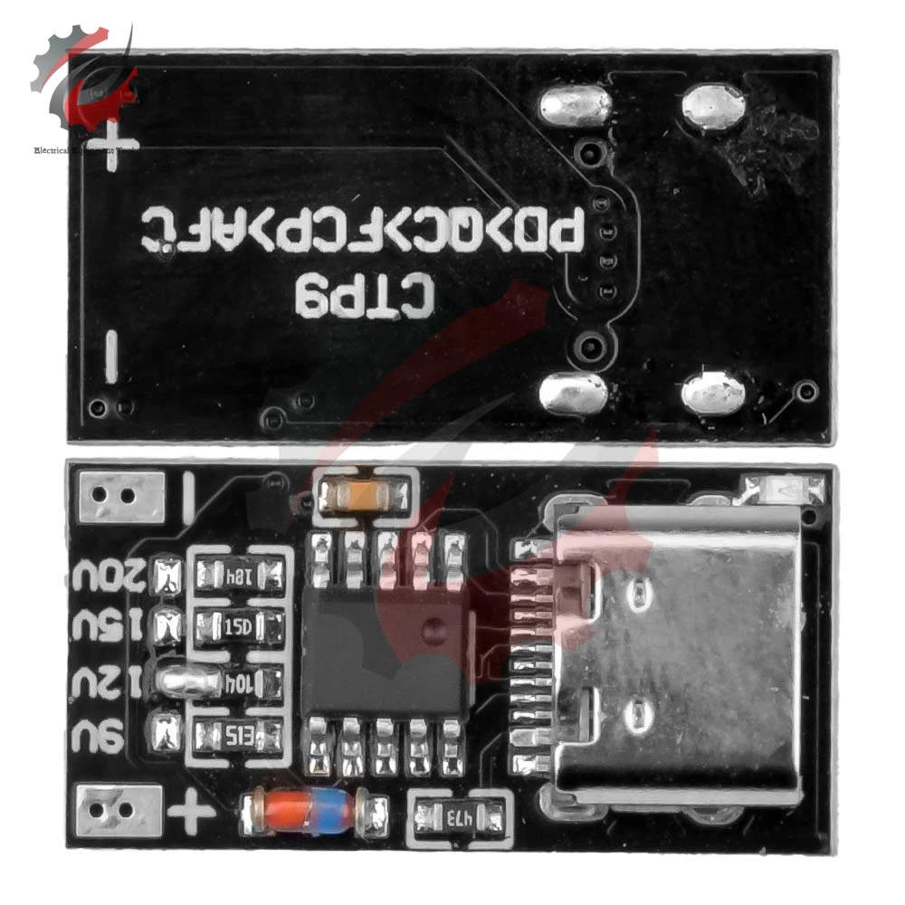 USB-C PD/QC Decoy Board Fast Charge USB Boost Module Type-C PD2.0/3.0 9V 12V 15V 20V Fast Charge Trigger Polling Detector Module