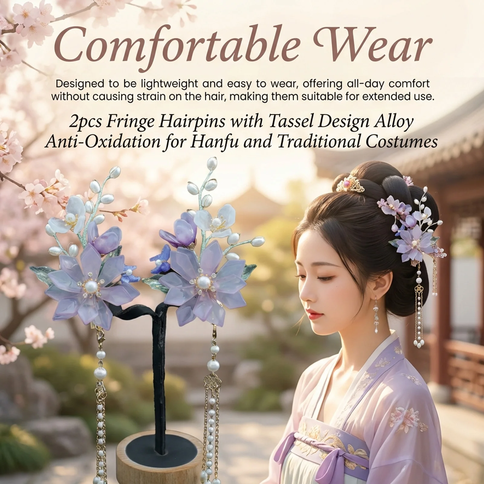 presilha-de-cabelo-com-borla-floral-roxa-elegante-2-pecas-feita-a-mao-estilo-chines-vintage-acessorios-para-cabelo-hanfu-prendedor-de-cabelo