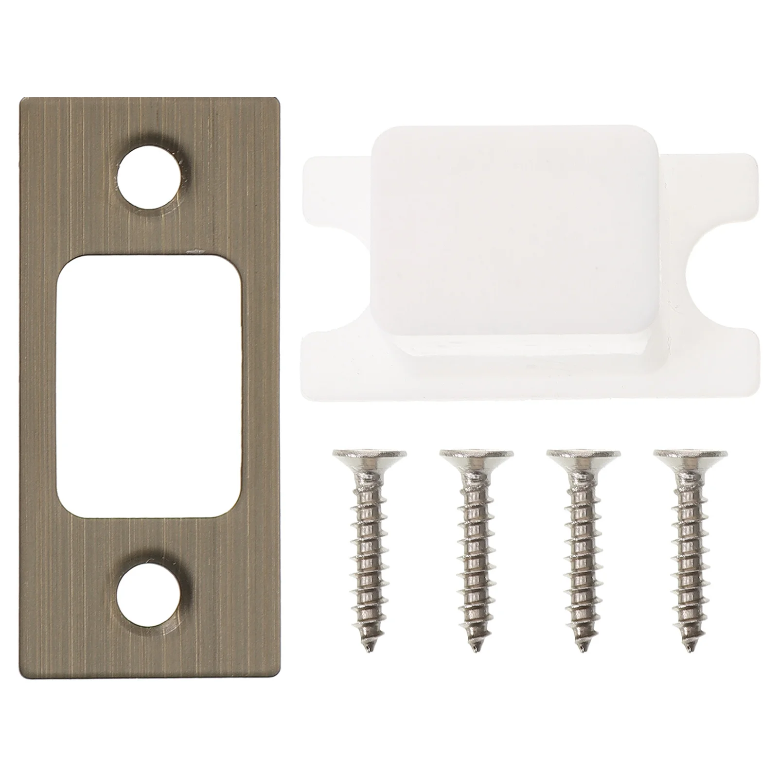 1 مجموعة الباب سترايك لوحة الفولاذ المقاوم للصدأ تعزيز للأبواب دائم مزلاج معدني لوحة ثقب غطاء حشو لوحات باب الأمن