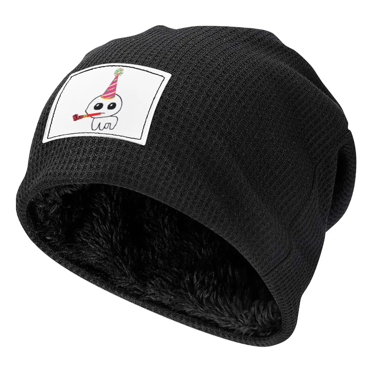 TBH Autism Creature Meme Yippee Unisex Adult Beanies Caps Fleece-Lined Bonnet Hat Warm Hip Hop Autumn Winter Skullies Hats