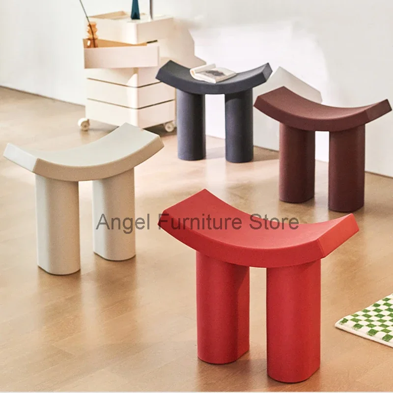 

Nordic Modern Classic Step Stools Plastic Portable Toddler Decorative Step Ladders Kids Lightweight Mini Escalera Home Furniture