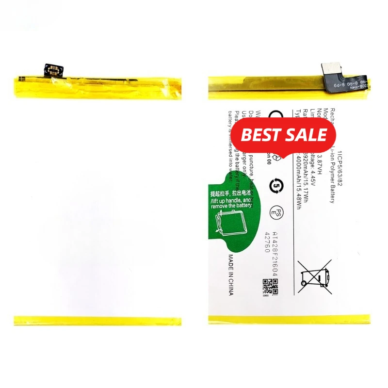 B-Q6 for VIVO V21E 5G Mobile Phone Battery 0 Cycle High Quality High Capacity Battery Replacement Bateria Grade A Cell with Tool