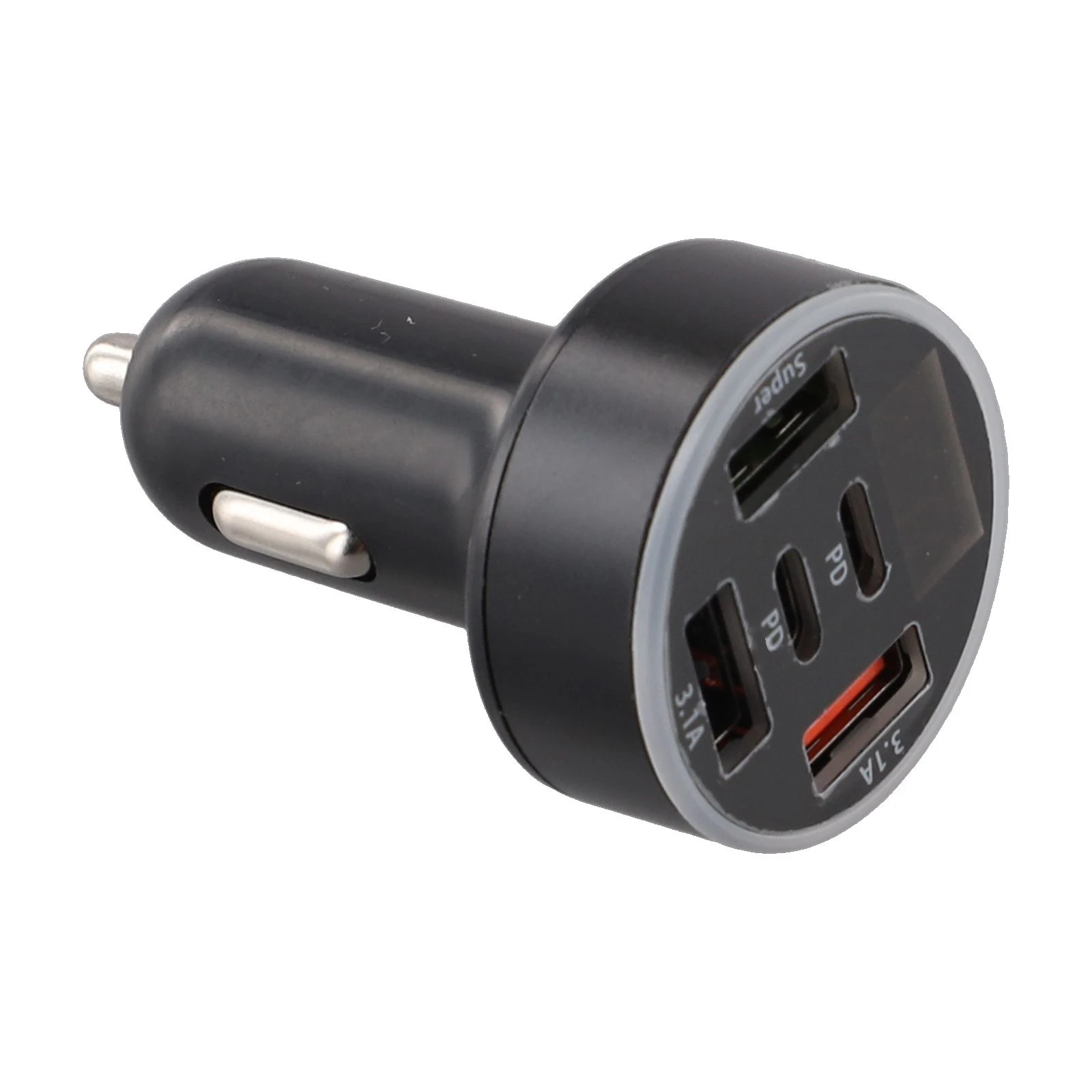 Efficient Charging For Daily Commute Dual PD Car Charger 130W Max Output 6A Current Flash Charging High Universality