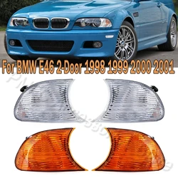 PMFC Side Corner Light Turn Signal Blinker Foglight Lamp Car Accessories For BMW E46 2-Door 1998 1999 2000 2001 63126904300