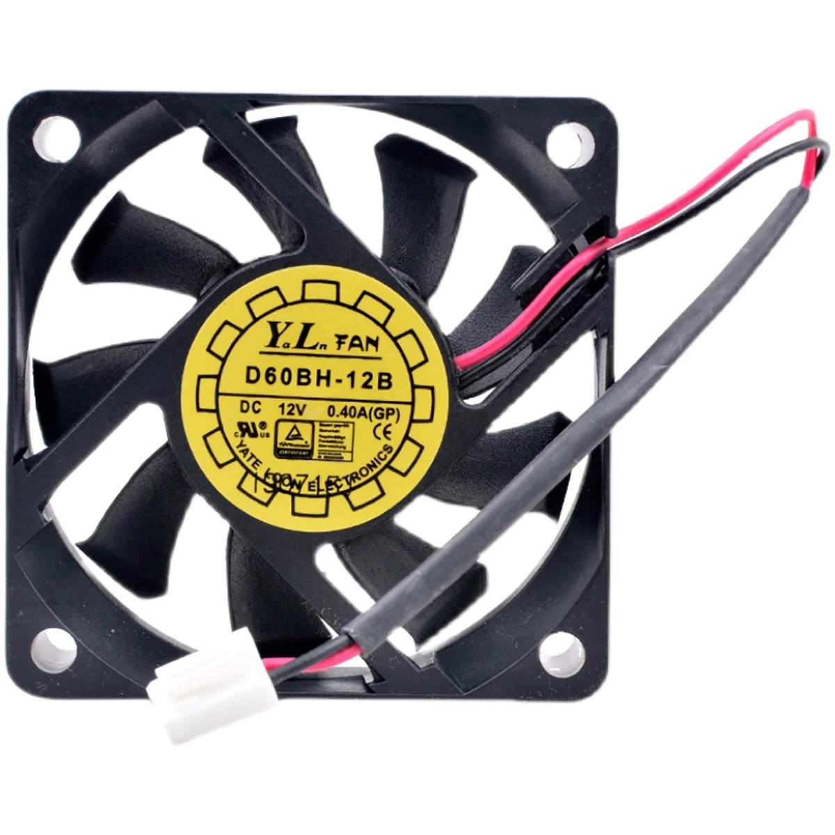 

Original YaLnFAN D60BH-12B 12V 0.40A 6015 Double Ball Power Supply High Airflow Cooling Fan