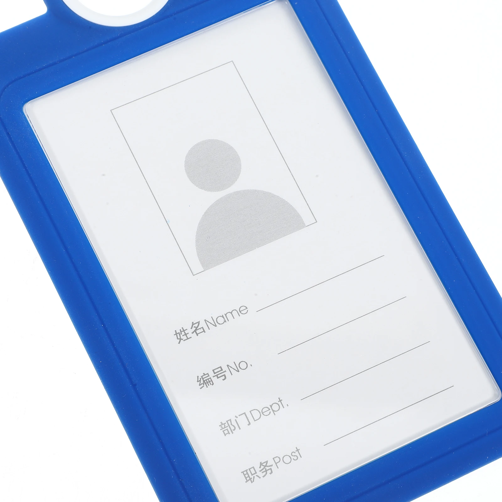 

Soft Silicone Card Sleeve Id Holder Clear Protective Sleeves For Id Cards Credit Cards Lanyard Compatible Name Badge Sleeve Anti