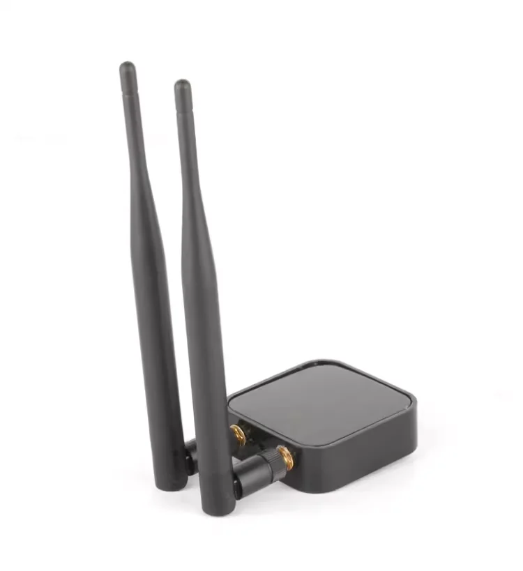 Placa de rede sem fio de alta potência rtl8812au, dual band, 2.4g/5g, 1200 mbps, adaptador wifi adequado para kali