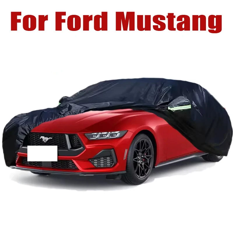 

Full Car Cover For Ford Mustang Waterproof Summer Sun Shade Anti-UV Winter Rain Snow Prevent Cover Car Accessories