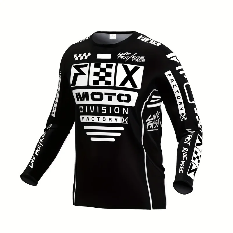 

MTB Downhill Jersey Motocross Shirt Polera FHX Jersey Mountain Bike Sport Wear Long Sleeve T-Shirt DH Motorcycles Sweatshirt