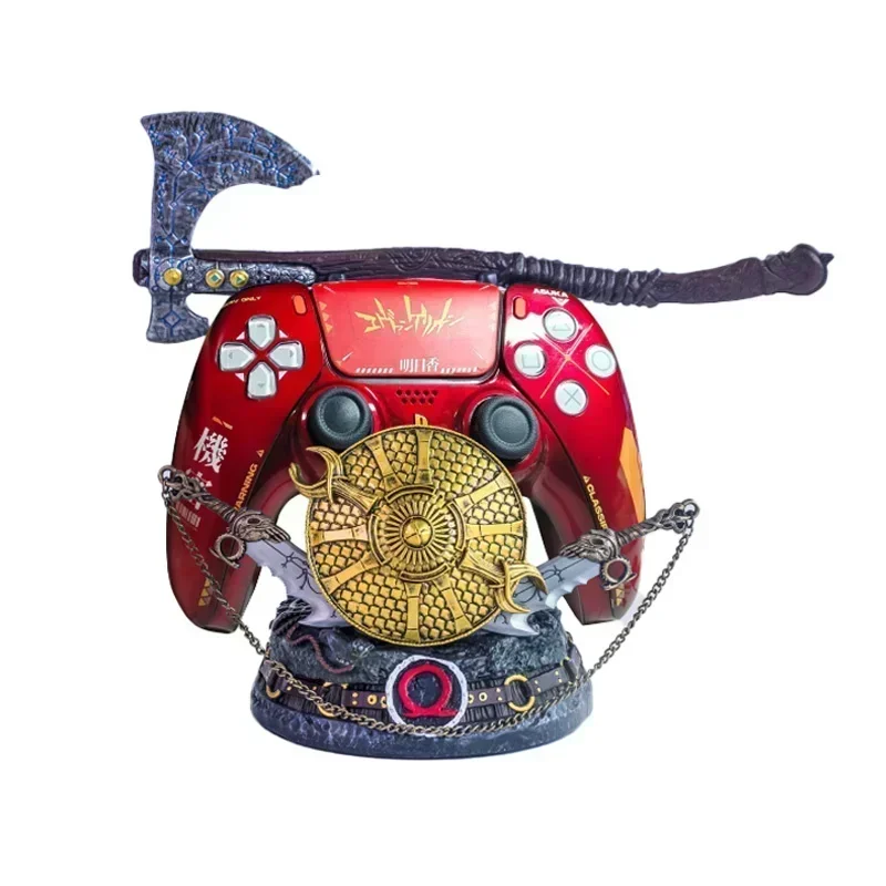 Controller Storage Bracket PS5/PS4 Gamepad Stand God of War Kratos Leviathan Axe Chaos Blade Resin Controller Holder Boys Gifts view 5
