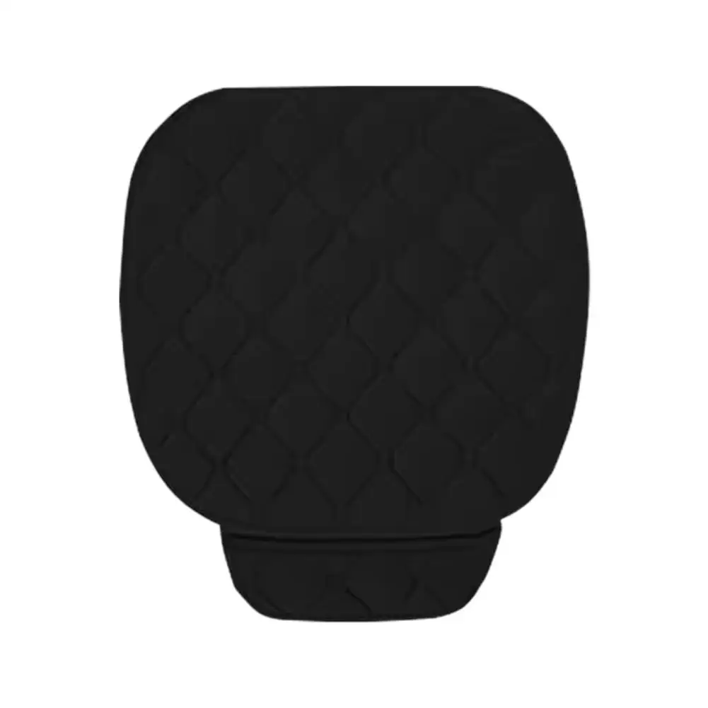 Juste de siège avant de voiture chaude universelle pour l'hiver, coussin souple, accessoires de chaise confortables, housses de protection coordonnantes, Interi T0L6