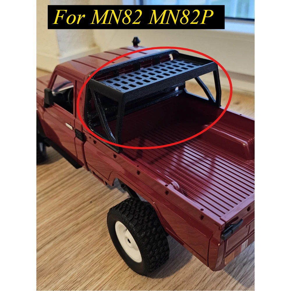 RC Car Upgrade Parts Snap-fit Design Storage Rack Gantry Frame For MN82 MN82P 1/12 Pickup Custom Simulation Decor Accessories