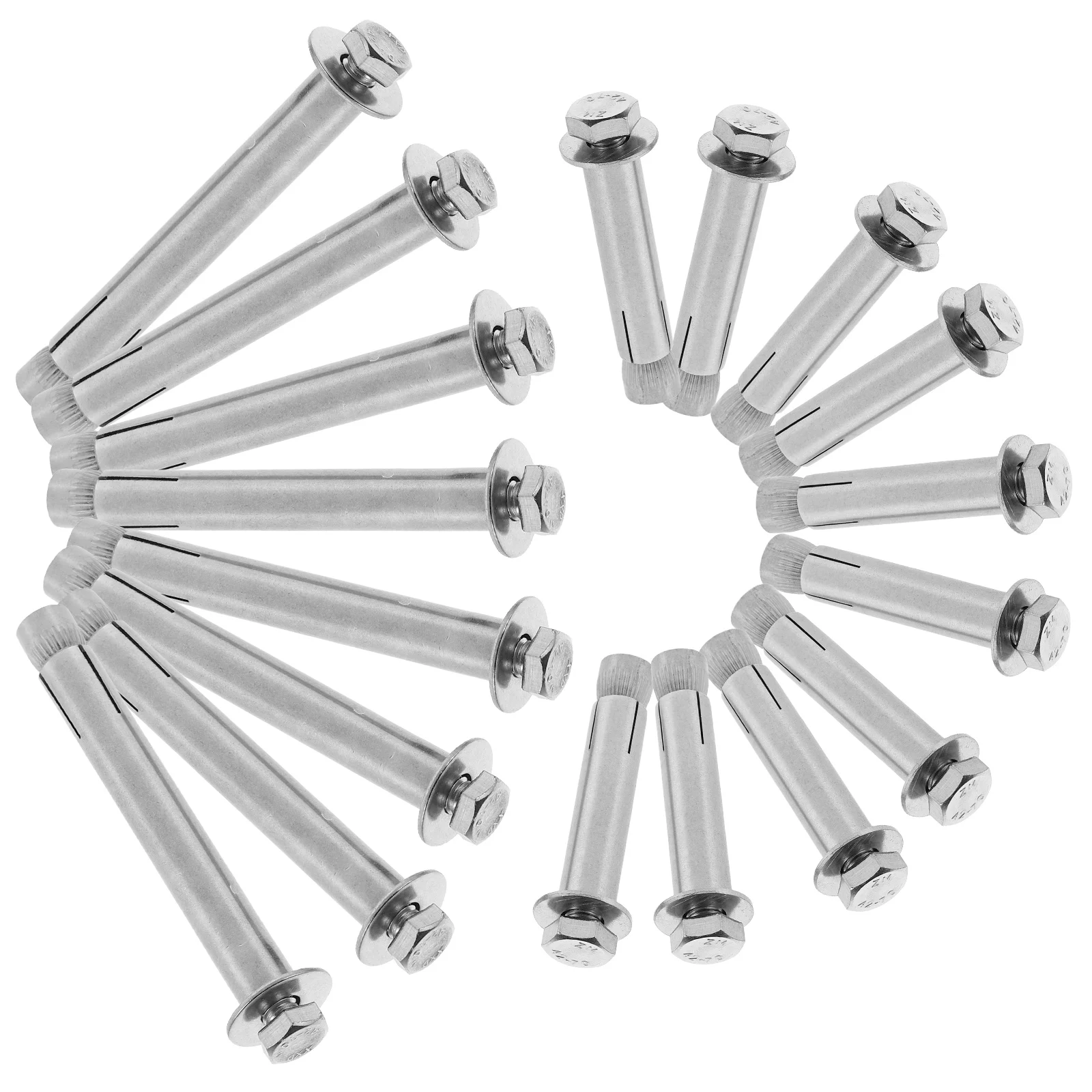 

20 Pcs Expansion Bolt Heavy Duty Multifunction Bracket Screw Bolts for Concrete 304 Stainless Steel Screws