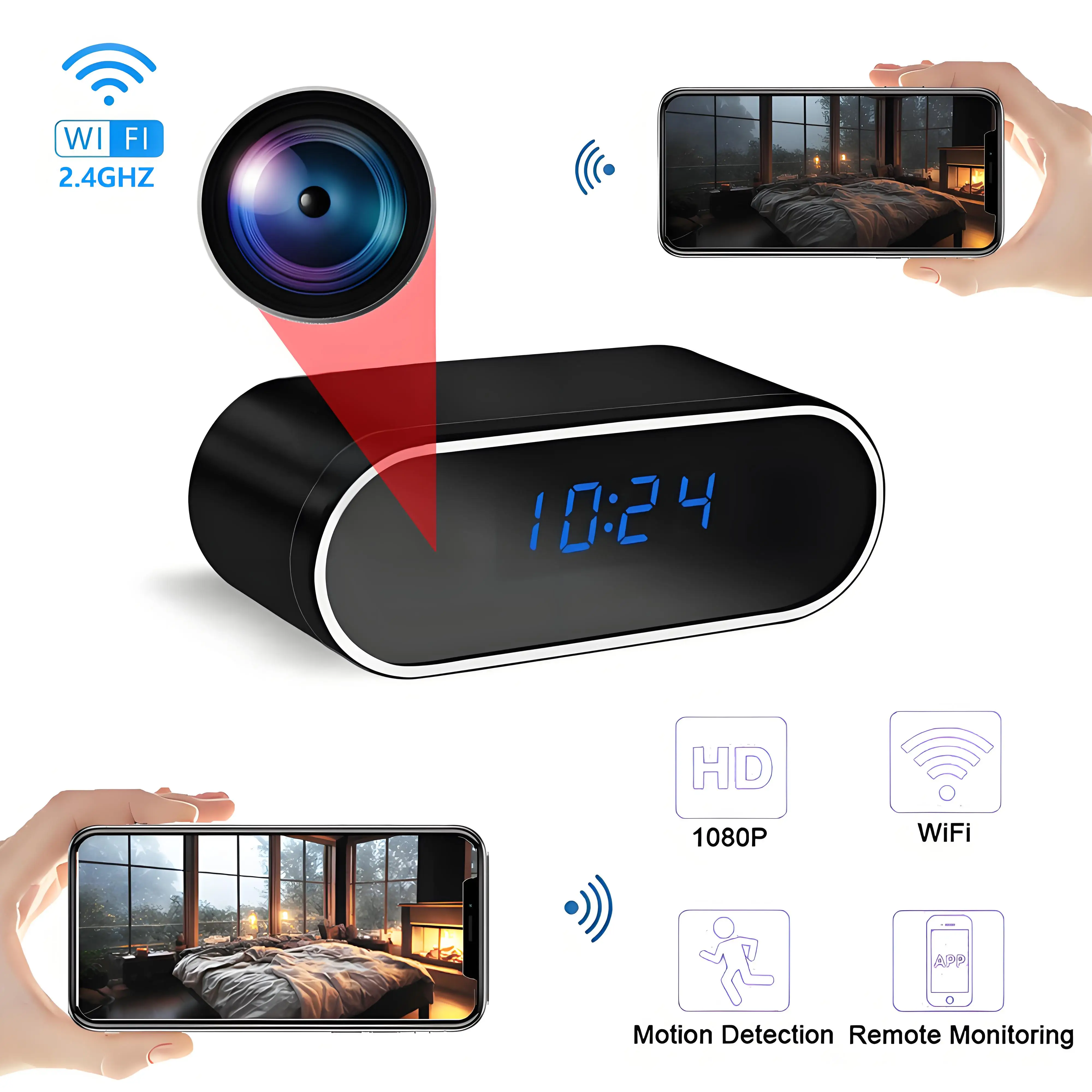 HD 1080P Mini WiFi Camera IR Night Vision Motion Detection Wide Angle IP Cameras Home Security Camcorders 2.4G WIFI Camera