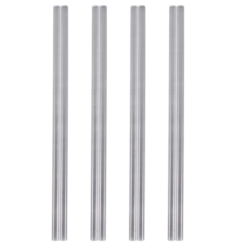 

AT63-8Pcs 10Mm Clear Round Perspex Acrylic Bar PMMA Extruded Rod 12 Inch Length