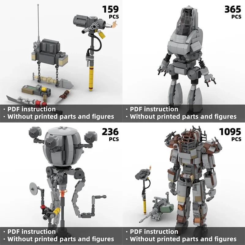 Falowt！, is a collection of building blocksThe mechanical Scout robot, featuring detailed sci-fi robots and complex designs