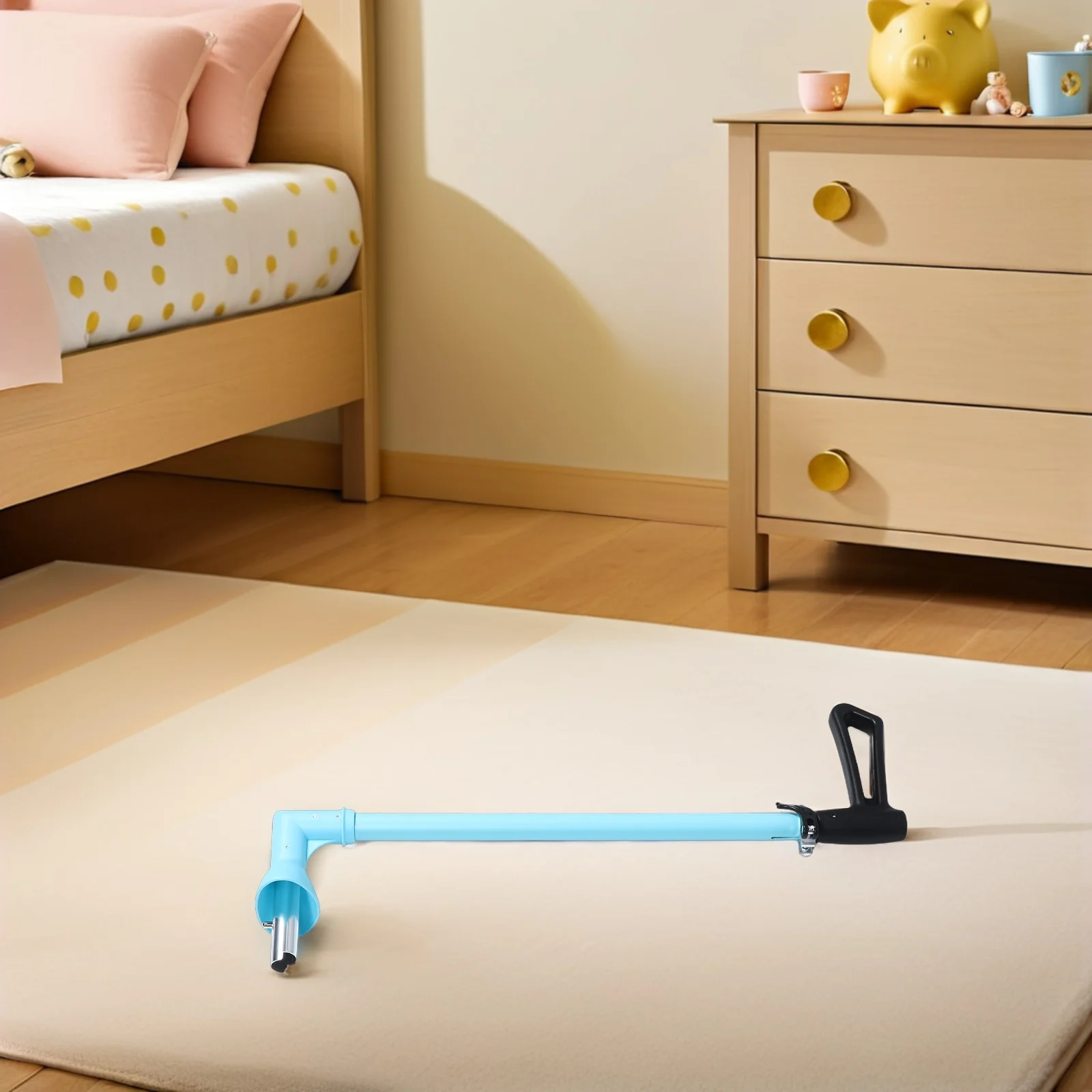 

Foldable Wagon Push Handle Plastic Scooter Handle Attachment Replacement Wagon Push Bar Stroller Grip Outdoor Stroller