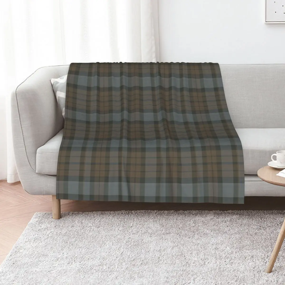 

TARTAN FRASER Throw Blanket Sofa Quilt Thermal Nap Multi-Purpose Blankets