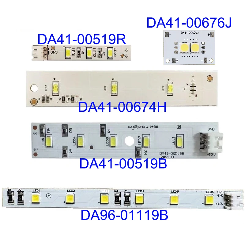 Tira de Luz LED para Refrigerador DA41-00519B DA41-00519R DA41-00674H DA41-00676J DA96-01119B, Barra de Iluminación para Refrigeradores