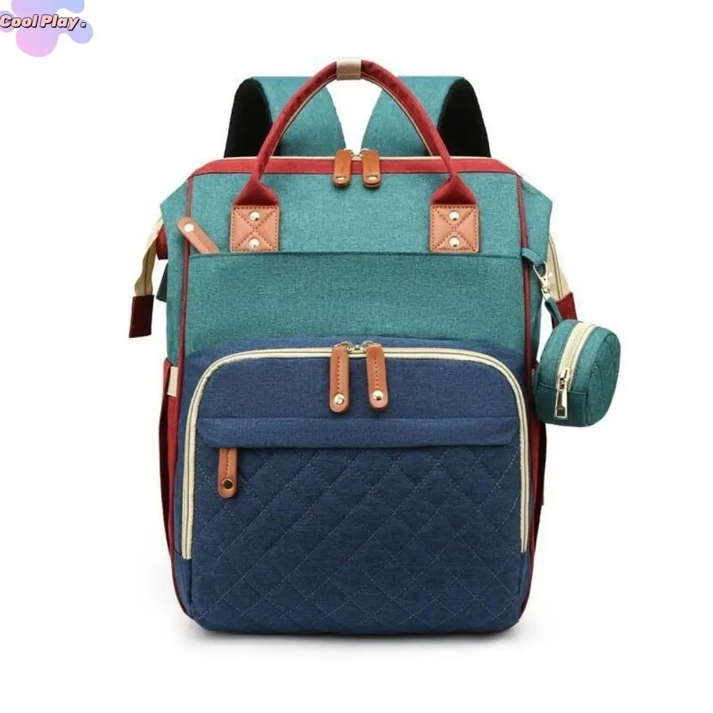 

Oxford cloth Mommy Bag Multi-Functional Dry-wet Separation Nappy Backpack Lightweight Large Capacity Baby Diaper Backpack