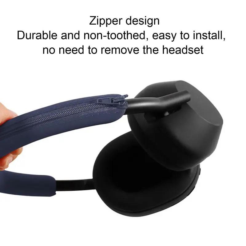 Funda protectora de silicona para auriculares Sony WH-1000XM5, funda protectora para auriculares XM5