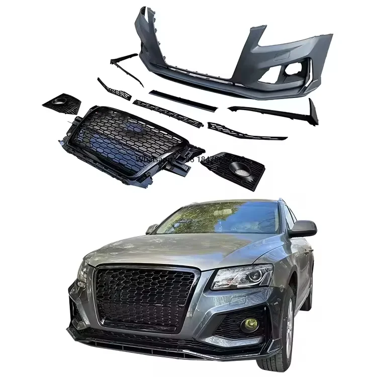 

Factory Auto Q5 Upgrade to RSQ5 Style Body Kit With Grille for Q5 SQ5 2008 2009 2010 2011 2012 Car Front Bumper Kit