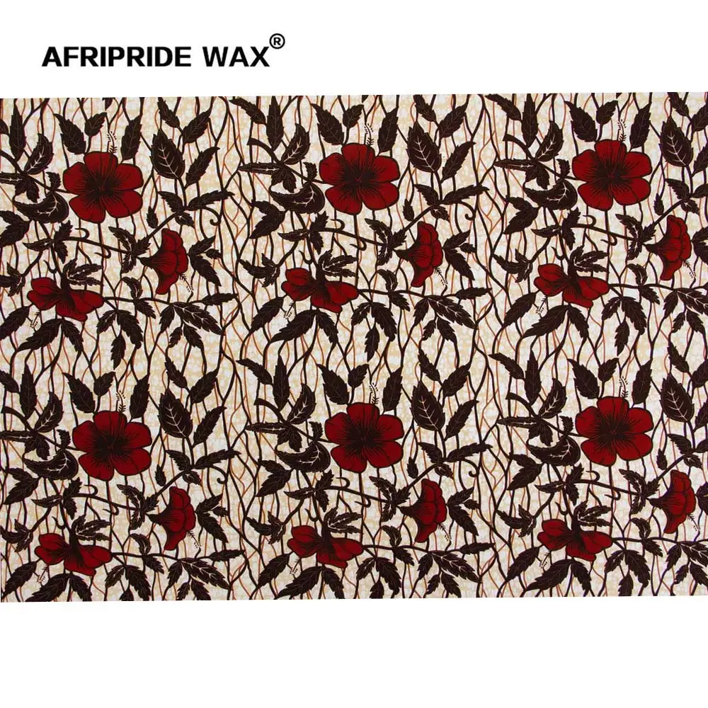 Traditional African National Style Clothing Fabric Ankara Pure Cotton Batik Printed Fabric High Quality Wholesale 807