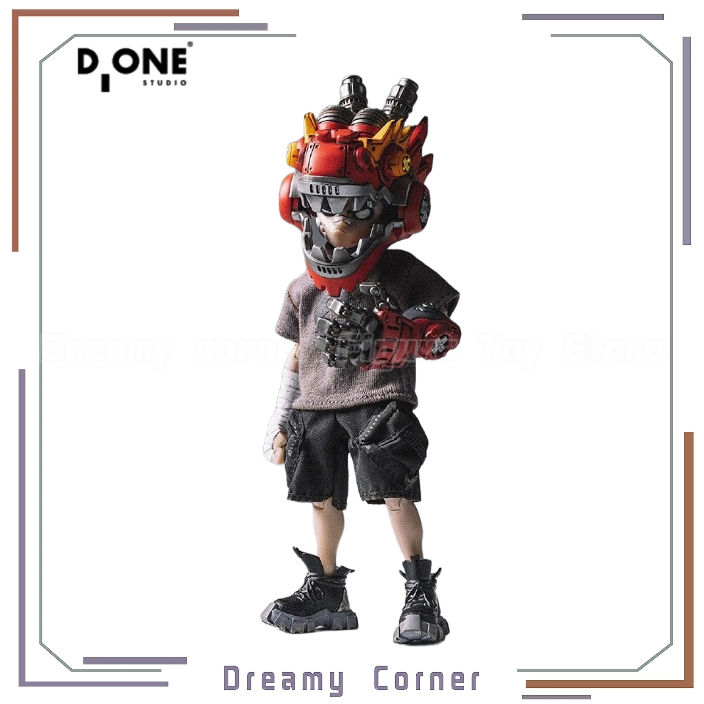 【متوفر】مجموعة نماذج ألعاب شخصيات الحركة الأصلية D_ONE STUDIO BLACK HORN 1/12