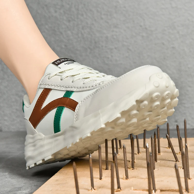 Fashion Safety Shoes Women Boots Steel Toe Shoes women Puncture-Proof Work Sneakers female Shoes Non-Slip Work Boots