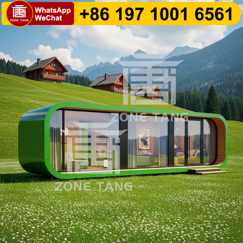 

Villa Apple Capsule House Capsule Tiny House Double Wide Manufactured Homes Mobile Home Dealers Prefabricated Villa House Villas