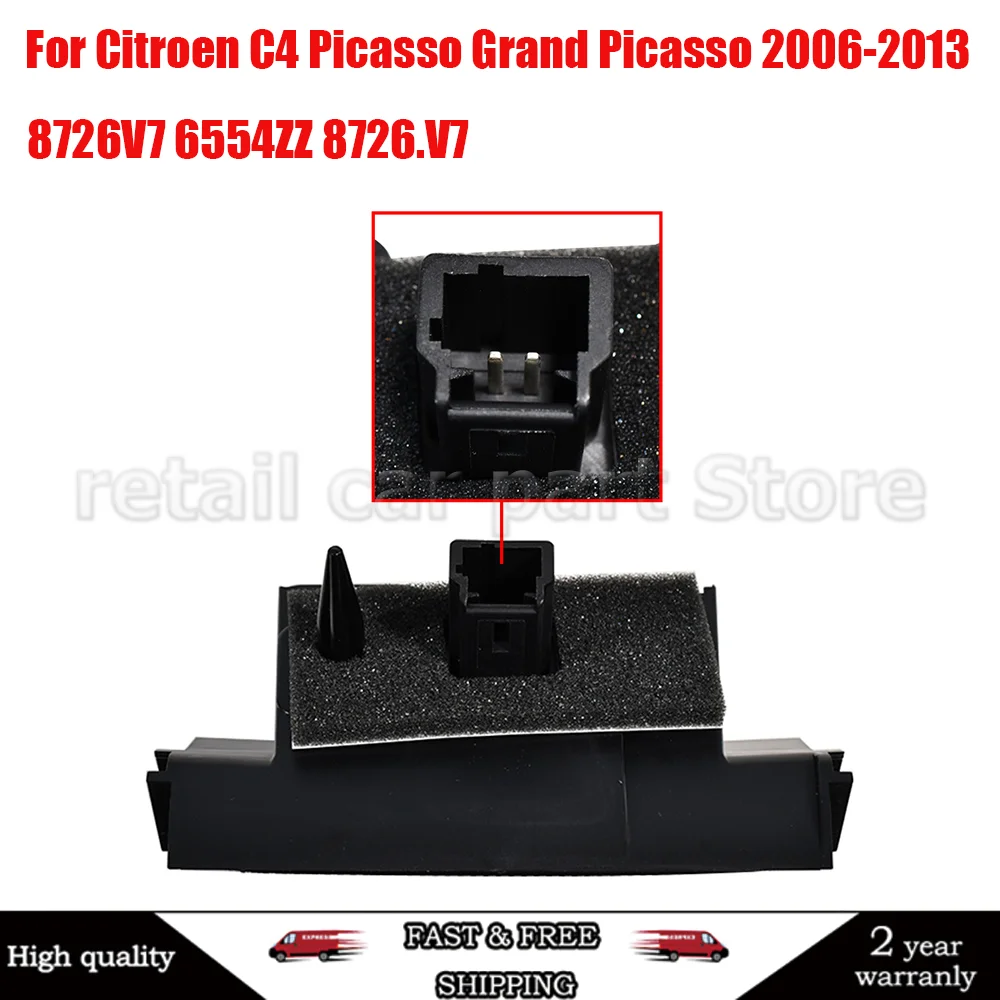 Outer Tailgate Handle with Micro Switch For Citroen C4 Picasso 2006-2013 Boot Release Control Mechanism 8726V7 6554ZZ 8726.V7
