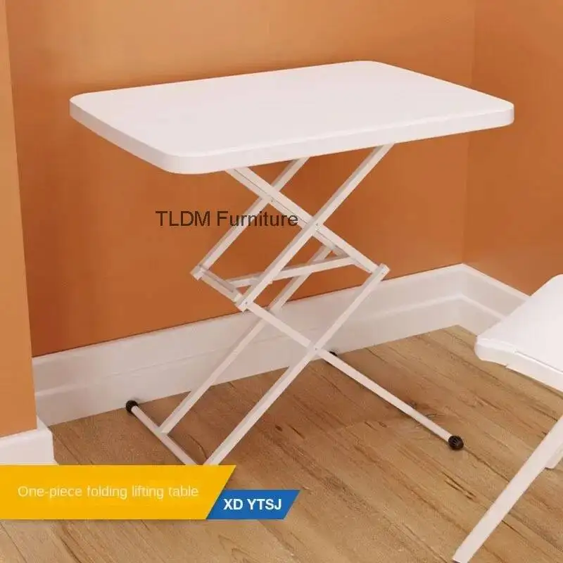 

Folding Computer Desk Bedside Table Lift Study Table Portable Plastic Desk Home Writing Table Folding Table