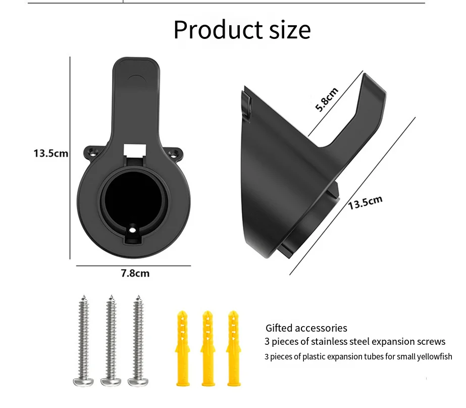 charging gun hook universal wall bracket New energy charging pile fixed European javelin holder wire type 2
