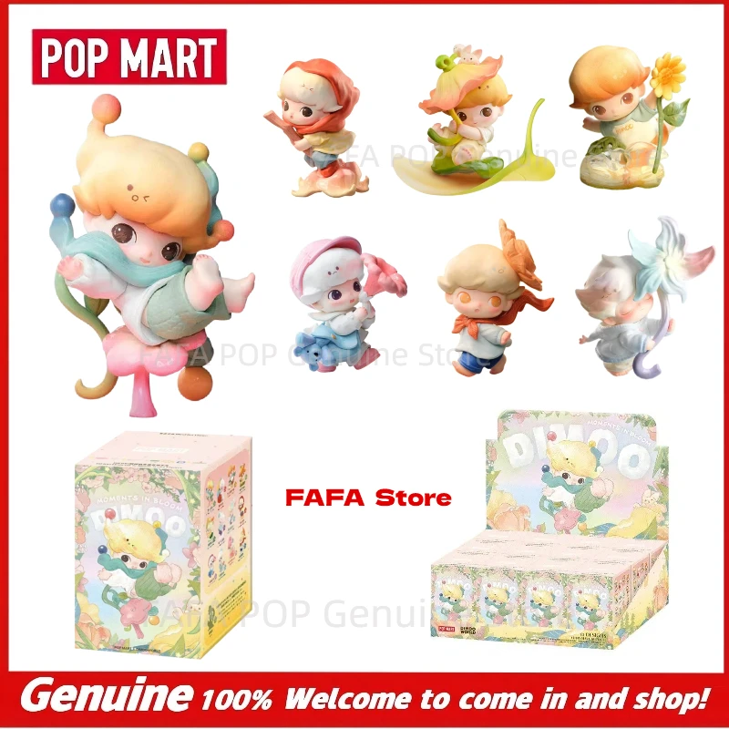 

New POP MART DIMOO Moment Of Wonder Series Blind Box Natural Shape Handpainted Figure 12 Regular 1 Hidden Style Gift For Anime