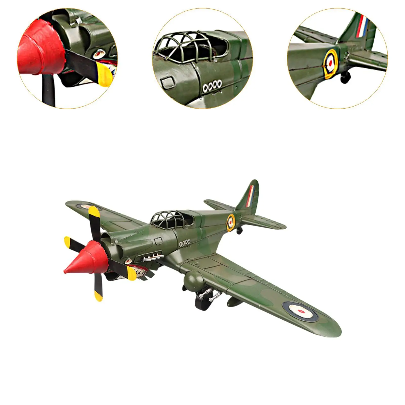 Fighter Model Metal Airplane Model for Collections Gifts Collectible Aircraft Model Plane Model for Bar Office Home Tabletop