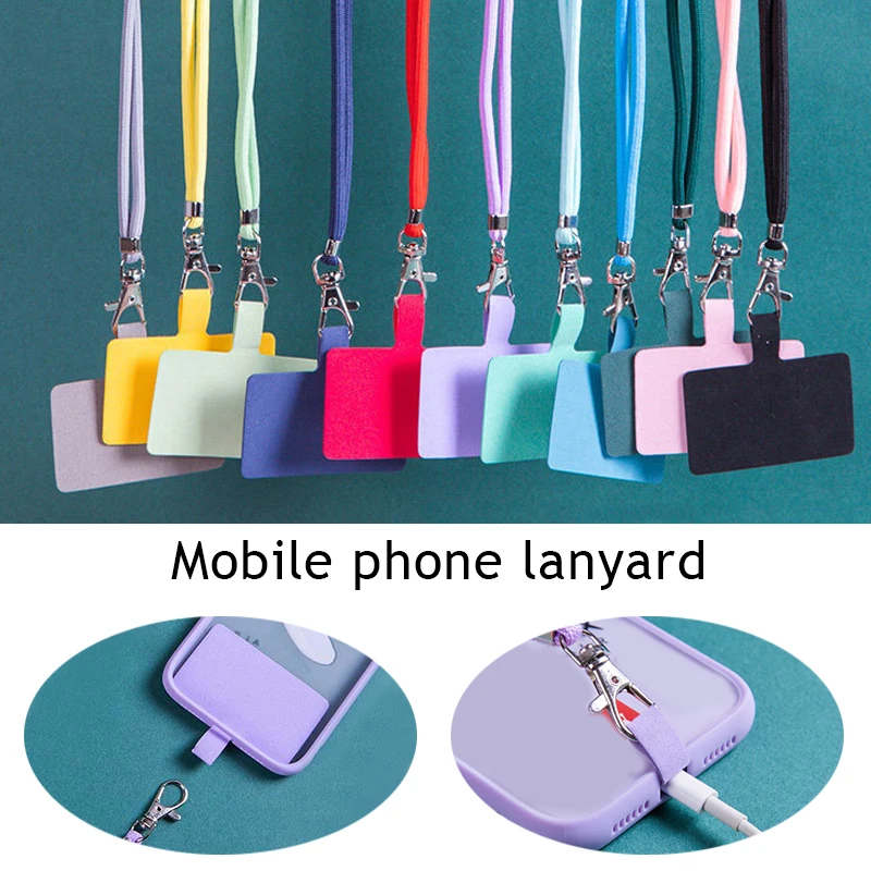 Phone Hanging Rope Neck Hanging Necklace Cell Phone Lanyard Neck Cord Strap Adjustable Fashion Durable Case Cover Holder DIY