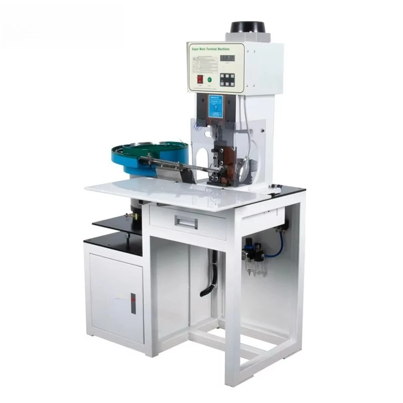 Semi Automatic Terminal Crimper for Cable and Wire with Vibratory Feeder Safe Reliable and Efficient