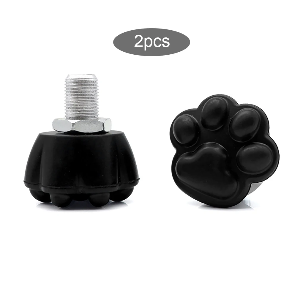 Pack of 2 Skate Toe Stops Cute Paw Roller Brakes Stopper Blockers Exercise Block Skating Spare Accessories Kids Children