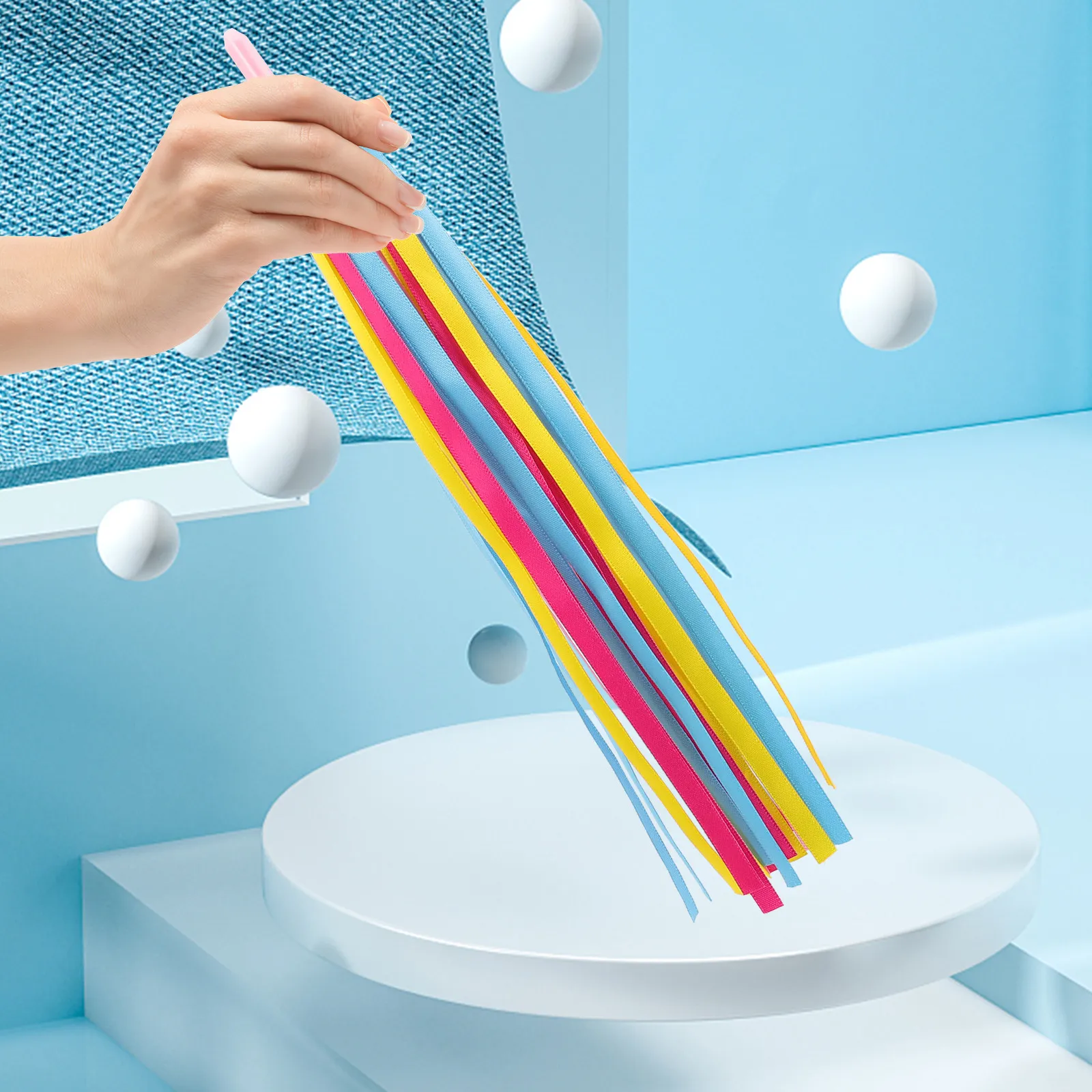 

1 пара велосипедных ручек-грипсов с лентами и кисточками для самокатов, из прочного полиэстера, простой и интересный способ украшения детской одежды