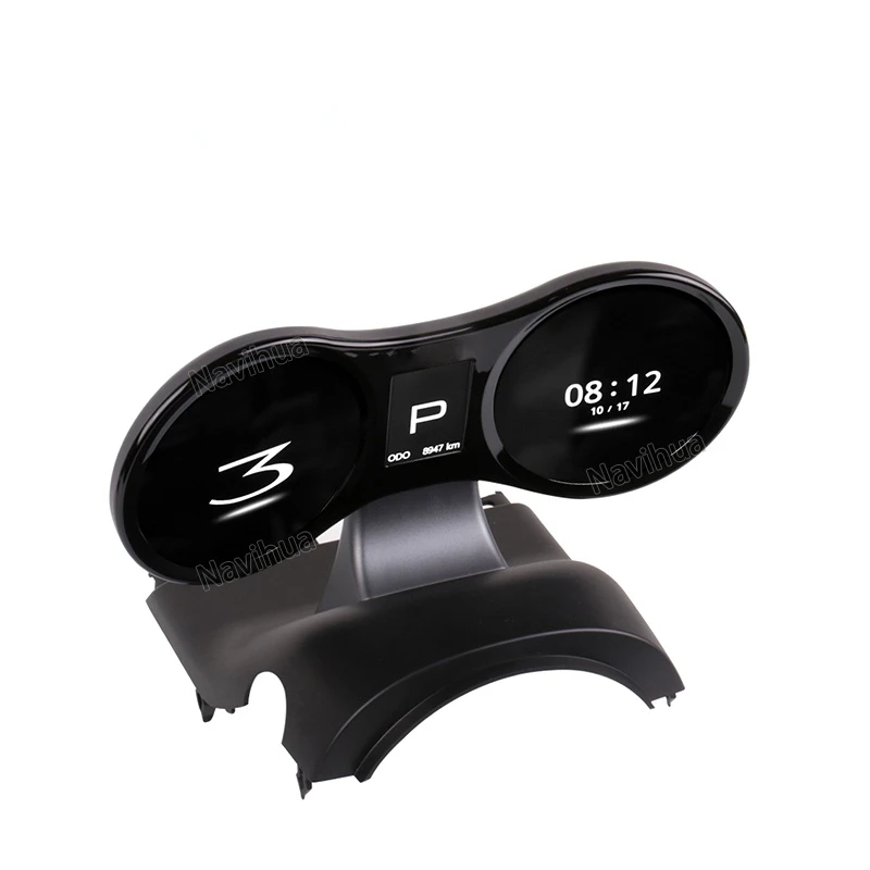 Mini Auto Water Temperatuurmeter Lcd Snelheidsmeter Digitale Kilometerteller Motorcycle Toerenteller Multifunctionele Dashboard