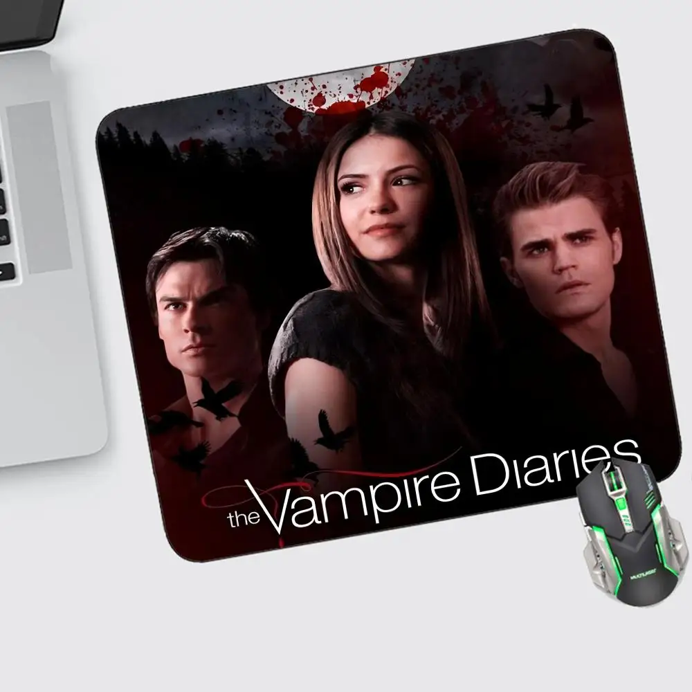 

The Vampire Diaries Mouse Pad Small Gaming Accessories Keyboard Computer Offices Desk Mat Pc Gamer Non-slip Rubber Mousepad