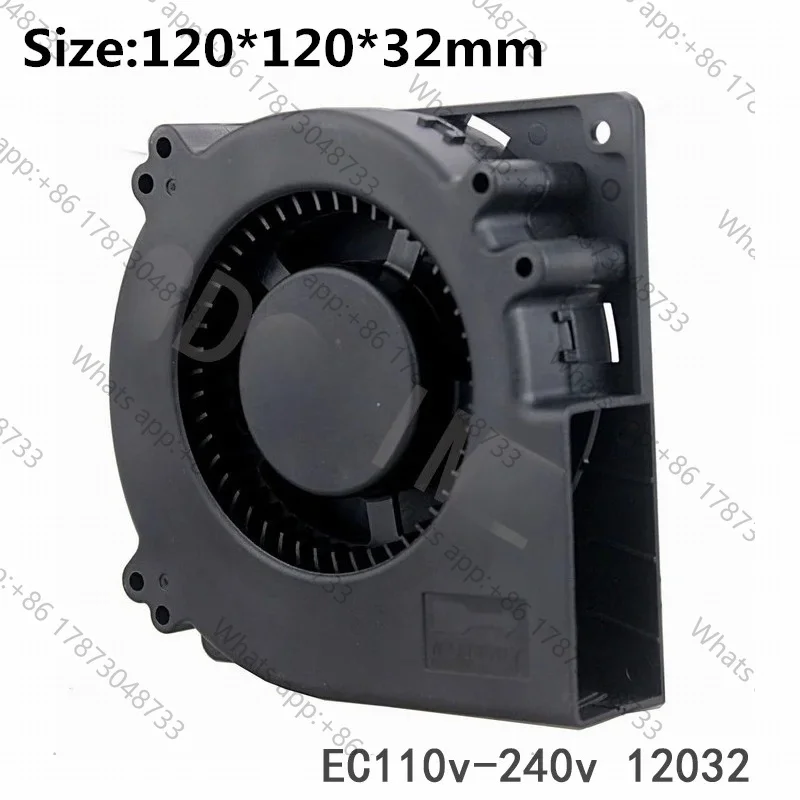 Tool PartsNew 12cm fan AC 110v 120v 220v 120mm 120*32mm high air volume centrifugal turbo blower