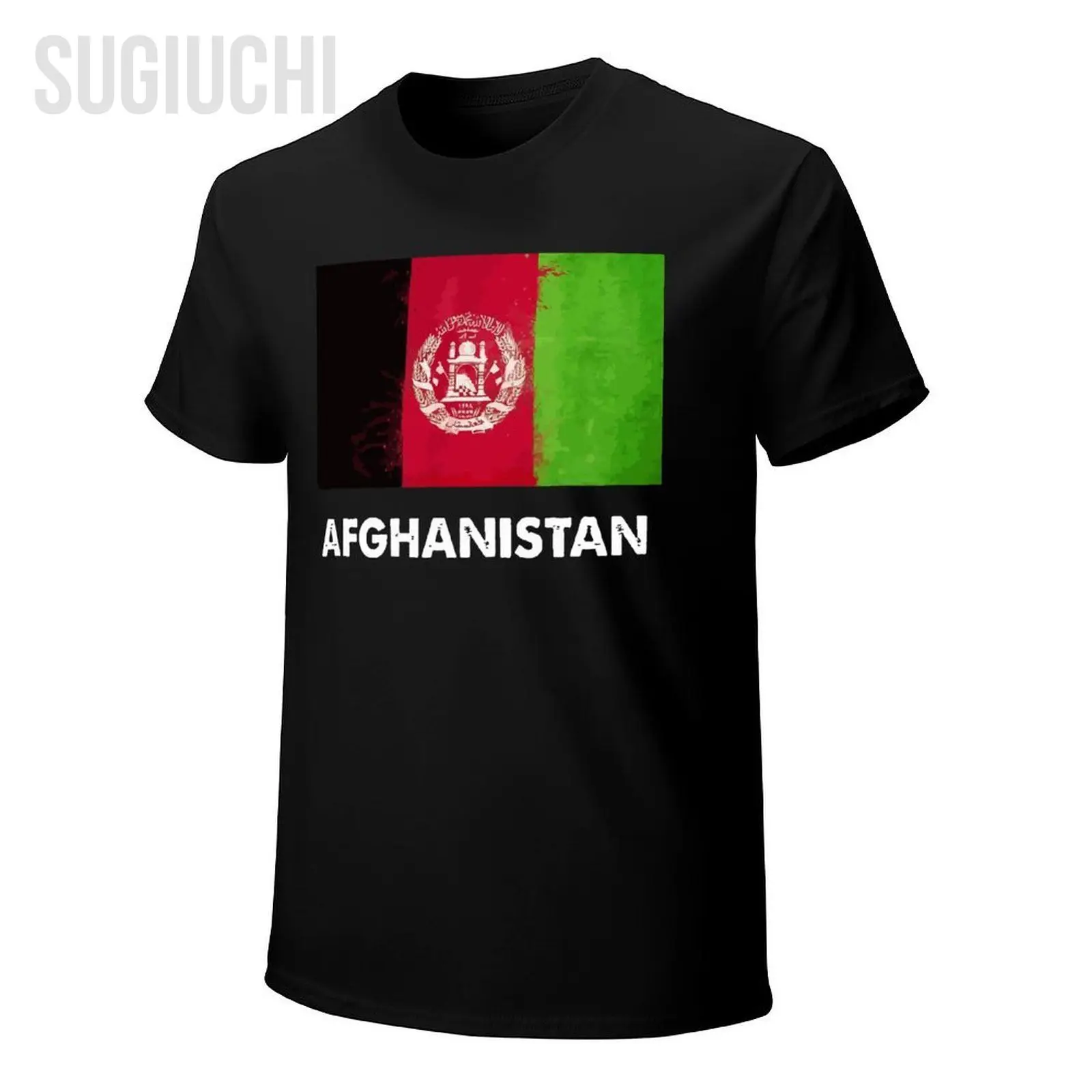 Men Vintage Afghanistan Flag AFGHAN FLAG Tshirt Tees O-neck T Shirts Women Boys 100% Cotton Short T-Shirt Unisex All Seasons - view 4