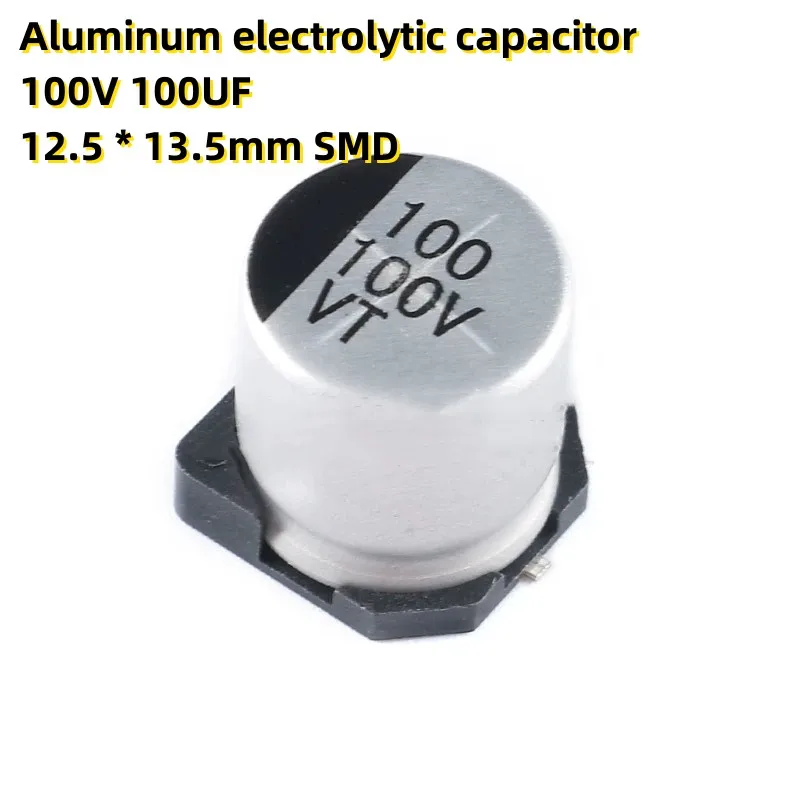 50PCS Aluminum electrolytic capacitor 100V 100UF 12.5 * 13.5mm SMD